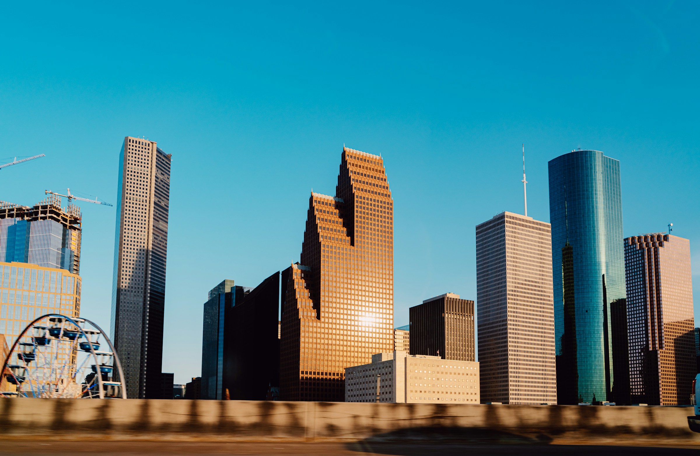 Houston skyline representing Texas business communities
